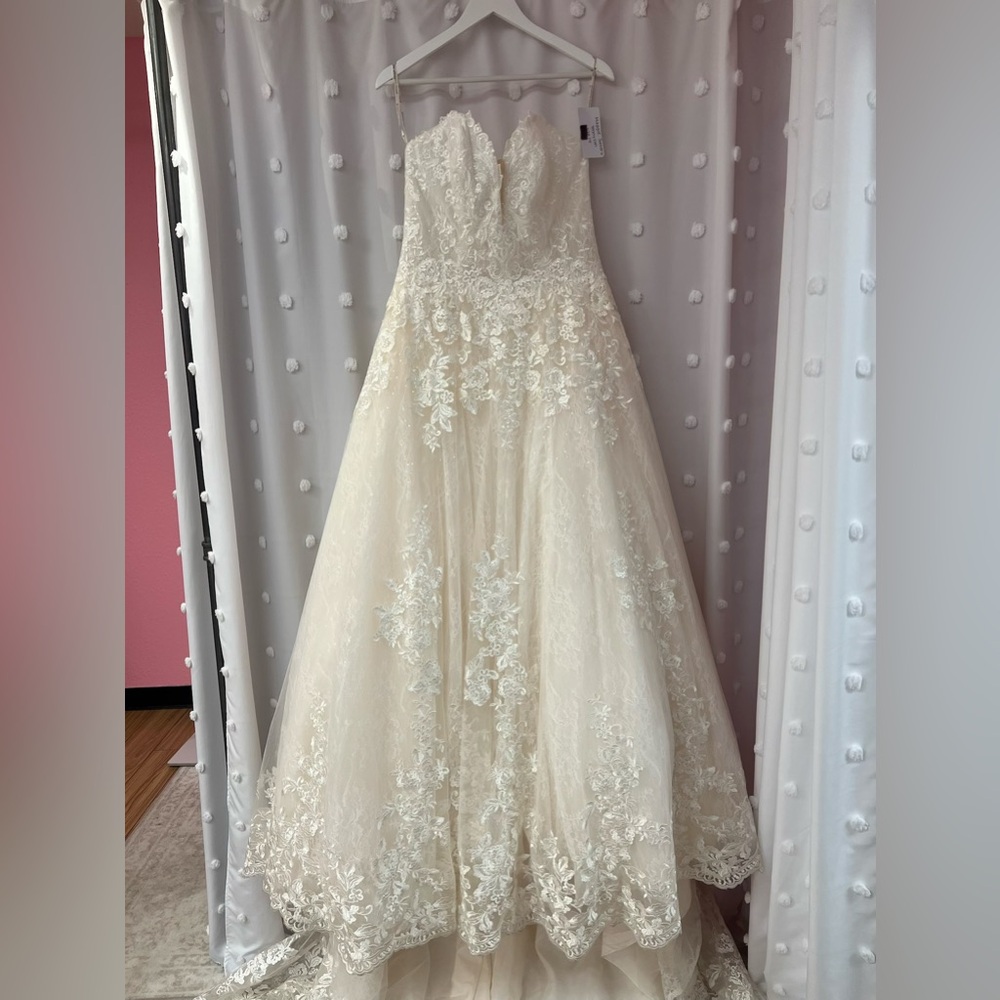 Maggie Sottero Tennyson Wedding Dress Size 14 Plus Ivory 20MV647 143FS